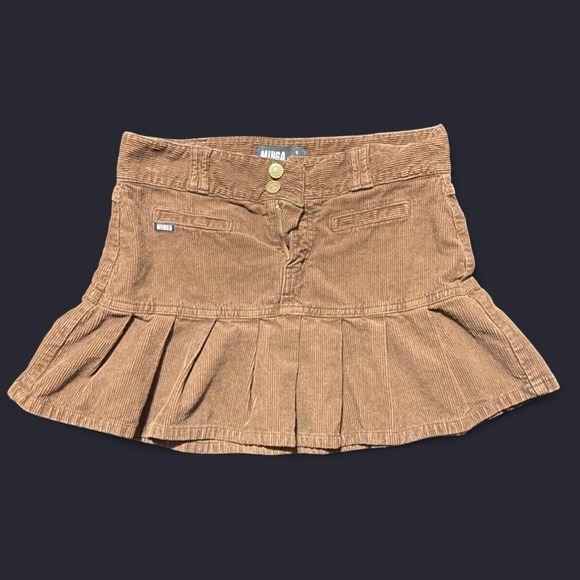 Minga London Dresses & Skirts - Minga Brown Corduroy Skirt
